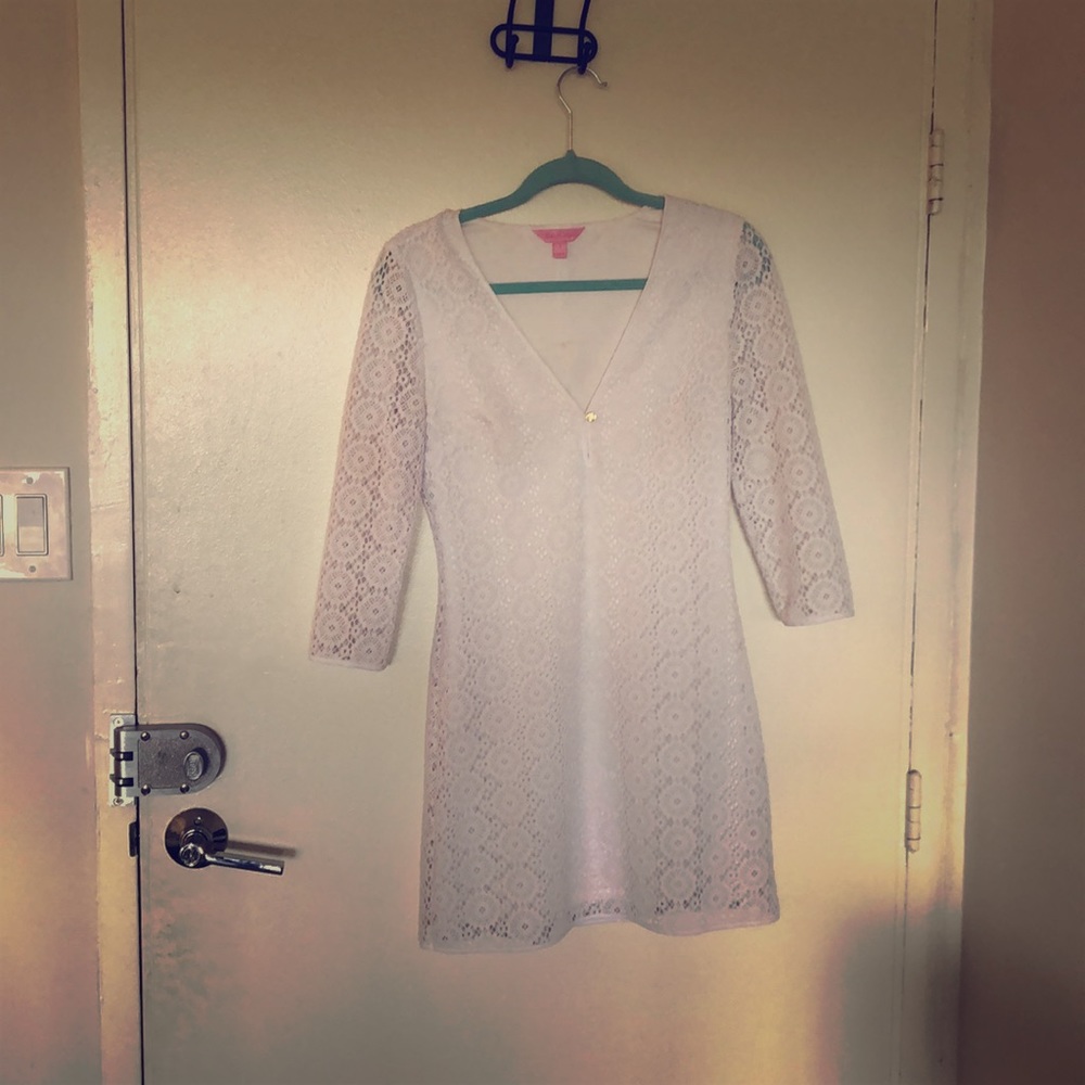 Lilly Pulitzer white dress